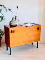 Vintage midcentury barkastje drankenkastje teak jaren 60, Ophalen, Zo goed als nieuw, Nvt, Nvt