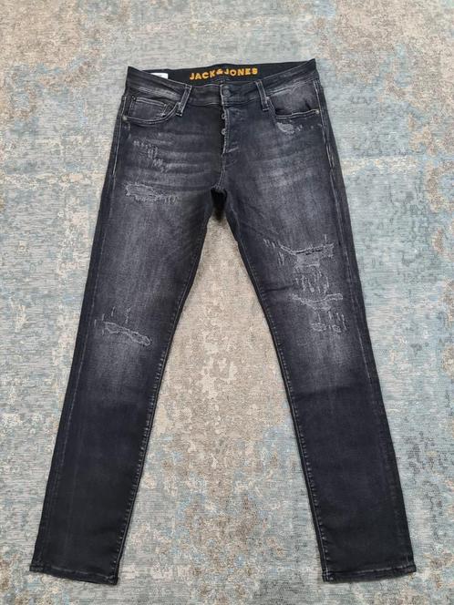 Jack & Jones GLENN W34 L32 Slim STRETCH Bronno3432 Grijs, Kleding | Heren, Spijkerbroeken en Jeans, Zo goed als nieuw, W33 - W34 (confectie 48/50)