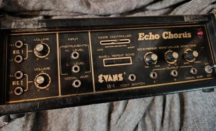 Evans ES1 Echo Chorus - Vintage Tape Echo (Defect), Muziek en Instrumenten, Effecten, Gebruikt, Chorus, Delay of Echo, Ophalen of Verzenden