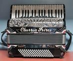 Charron Frères Toetsaccordeon, Muziek en Instrumenten, Accordeons, Gebruikt, Met riemen, Overige formaten, Toetsaccordeon