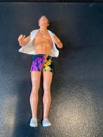 Vintage Barbie Ken pop met zwembroek en shirt, Ophalen of Verzenden, Gebruikt, Barbie