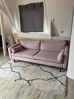 Roze 3-zits bank, Huis en Inrichting, Banken | Bankstellen, Ophalen, Gebruikt, Driepersoons, 75 tot 100 cm