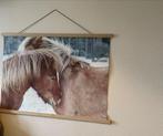 Paarden foto op canvas, Ophalen, Zo goed als nieuw