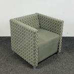 Vervoort Fauteuil - Groen / Grijs  24159, Huis en Inrichting, Fauteuils, Ophalen, Gebruikt, 75 tot 100 cm, Stof