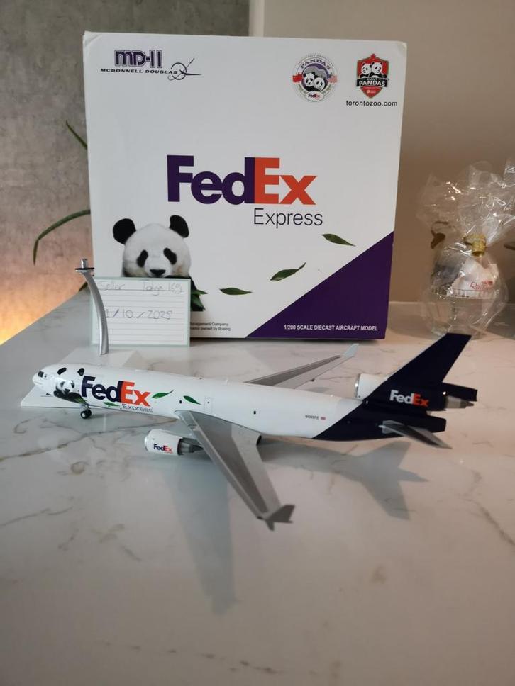 Federal Express FedEx MD-11F JC Wings XX2283 Reg. N583FE, Hobby en Vrije tijd, Modelbouw | Vliegtuigen en Helikopters, Nieuw, Vliegtuig