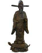 Set van 3 Chinese bronzen figuren – ca. 1800–1900 – 41–44 cm, Ophalen of Verzenden, Gebruikt