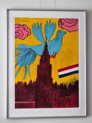 Corneille - Amsterdam / Vrijheid - Handgesigneerd - 1993 beschikbaar voor biedingen