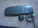 logitech draadloos toetsenbord keyboard ex 100 + ontvanger, Computers en Software, Logitech, Ophalen of Verzenden, Zo goed als nieuw