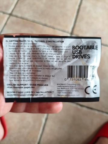 Bootable USB Mac Apple Mac os x El Capitan 10.11 geupdate. beschikbaar voor biedingen