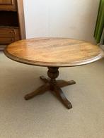 Eiken Salontafel 90 doorsnee 52 hoog, Ophalen, Gebruikt, 50 tot 100 cm, 50 tot 75 cm