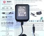 MERRY KING MKD41-1200600 12V 0.6A AC DC Adapter Oplader, Computers en Software, Pc- en Netwerkkabels, Ophalen of Verzenden, Zo goed als nieuw