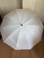 XXL Witte Paraplu - 130 cm doorsnee - Nieuw!, Sieraden, Tassen en Uiterlijk, Paraplu's, Ophalen of Verzenden, Nieuw, Wit
