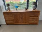 Teakhouten dressoir, Huis en Inrichting, Kasten | Dressoirs, Ophalen, Gebruikt, Teakhout, 200 cm of meer