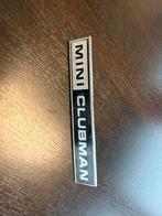 Mini clubman embleem metaal, Auto diversen, Autostickers, Ophalen of Verzenden