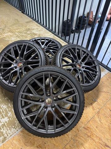 Velgenset 19 inch 5x112 voor Audi A3 A4 Golf 7 8 met Pirelli beschikbaar voor biedingen