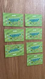 7 ongeopende voetbalplaatjes Plus, Ophalen, Winkel, Super of Benzinepomp, Zegels, Bonnen of Punten