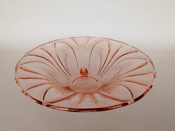 Schaal Walther & Söhne Margit Persglas Art Deco Vintage beschikbaar voor biedingen
