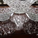 Set van 3 kristallen schalen bokaal kristal schaal puntgaaf, Ophalen of Verzenden