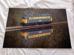 NS 1143 elektrische lokomotief trespa poster, Ophalen of Verzenden, Gebruikt, Trein, Overige typen