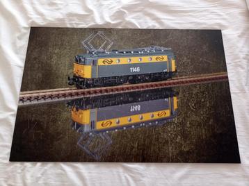 NS 1143 elektrische lokomotief trespa poster beschikbaar voor biedingen