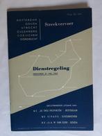 DE TWEE PROVINCIËN, ROTTERDAM, DIENSTREGELING  27 MEI 1962, Ophalen of Verzenden, Gebruikt, Bus of Metro, Boek of Tijdschrift