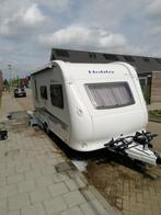 Hobby 440 sf excellent met Mover airco 2x fietsdrager, Treinzit, Dwarsbed, 1000 - 1250 kg, Particulier