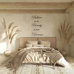 Interieursticker wandtekst Believe in the beauty, The River House, Info@theriverhouse.nl, https://theriverhouse.nl, Nieuw