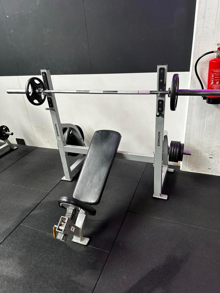 Bankdrukbanken, Horizontaal - Incline - Decline ( 3stuks ), Sport en Fitness, Fitnessmaterialen, Gebruikt, Fitnessbank, Armen