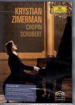 KRYSTIAN ZIMERMAN dvd CHOPIN / SCHUBERT, Ophalen of Verzenden, Zo goed als nieuw