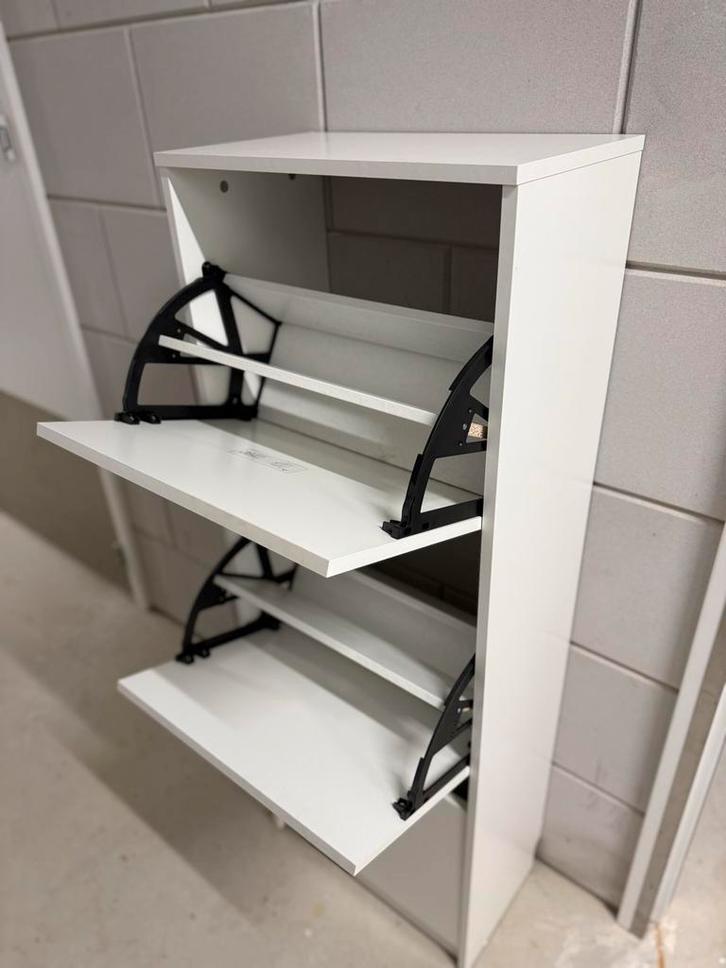 IKEA schoenenkast met 3 lades - wit, Huis en Inrichting, Kasten | Schoenenkasten, Zo goed als nieuw, Ophalen
