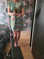 Mintgroen jurkje bloemen/vogels vero moda mt m, Maat 38/40 (M), Vero Moda, Ophalen of Verzenden, Zo goed als nieuw