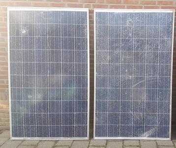 2x beschadigde zonnepanelen 255 watt zonnepaneel zonne panel