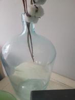 Grote zeer oude blauw glazen gistfles uit het Ertsgebergte, Ophalen of Verzenden