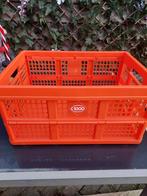 Een oranje vouwkratje van de C1000 supermarkt., C1000, Ophalen of Verzenden