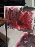 Vreemde schilderijen, Antiek en Kunst, Kunst | Schilderijen | Klassiek, Ophalen