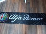 ALFA ROMEO BANNER 45X180 MET BEVESTIGGINGS OGEN, Auto diversen, Wieldoppen, Ophalen of Verzenden, Nieuw