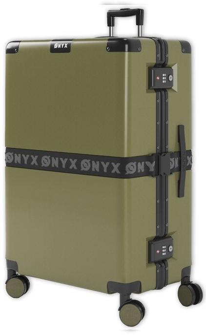 ONYX Check-in koffer - Dubbel TSA Slot - 100L - Olive groen, Sieraden, Tassen en Uiterlijk, Koffers