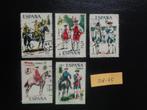 spanje - militaire uniformen 1975 (zd-65), Postzegels en Munten, Postzegels | Europa | Spanje, Ophalen of Verzenden, Gestempeld