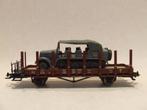 ROCO Minitanks 836 DRG rongenwagen met half-rups voertuig, Gelijkstroom of Wisselstroom, Wagon, Ophalen of Verzenden, Zo goed als nieuw