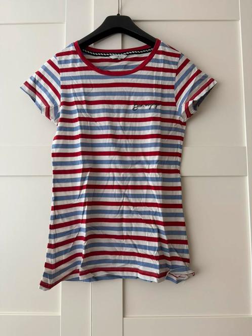 Gestreept t-shirt van Bien Bleu, Kleding | Dames, T-shirts, Gedragen, Maat 36 (S), Rood, Korte mouw, Ophalen of Verzenden