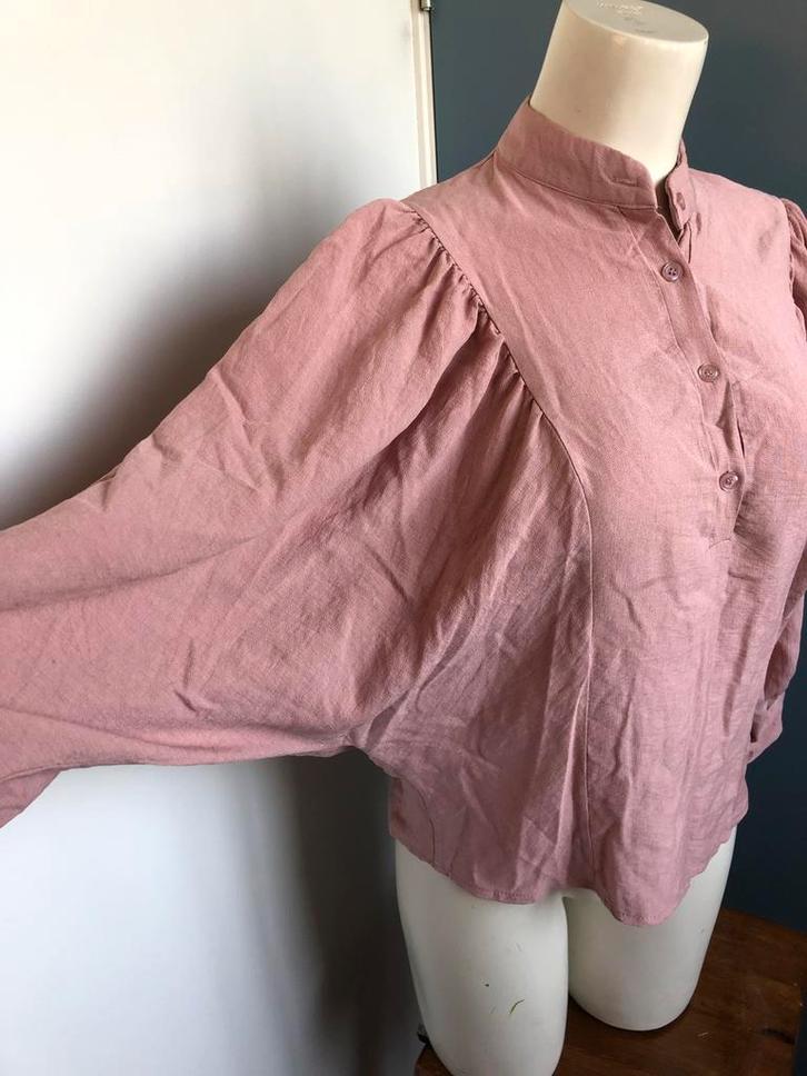 Sophie & me amsterdan roze blouse m, Kleding | Dames, Blouses en Tunieken, Zo goed als nieuw, Maat 38/40 (M), Roze, Ophalen of Verzenden
