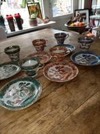 Porseleinen kop en schotels Allemaal uniek heel dun, Antiek en Kunst, Antiek | Servies compleet, Ophalen of Verzenden