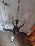 Antieke houten Kroonluchter, Antiek en Kunst, Antiek | Lampen, Ophalen