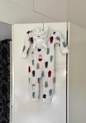 Fluffy warm Nijntje pak met veilige rits en capuchon maat 80 beschikbaar voor biedingen