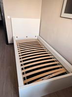 Eenpersoons Malm bed incl.lattenbodem., Ophalen, 85 tot 100 cm, Zo goed als nieuw, Lattenbodem