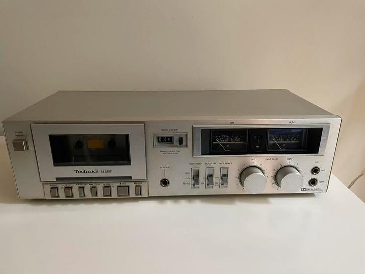 Retro Technics RS-M205 Zilver 1981/1984, Audio, Tv en Foto, Cassettedecks, Enkel, Overige merken, Ophalen of Verzenden