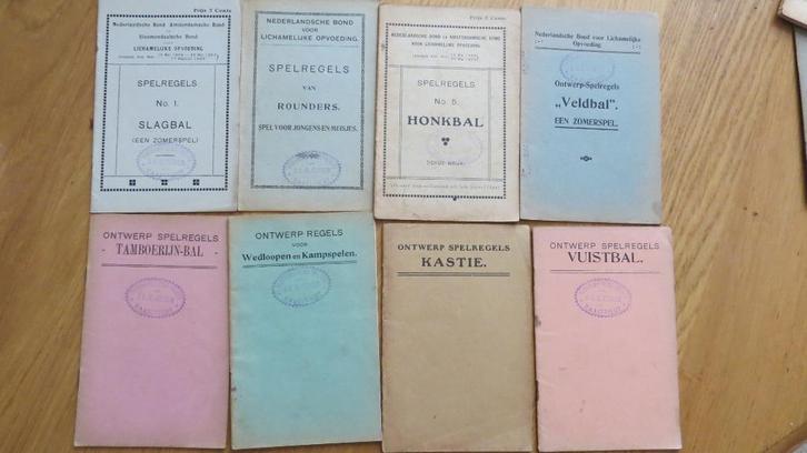 Oude sport instructie boekjes, Boeken, Partijen en Verzamelingen, Zo goed als nieuw, Ophalen of Verzenden