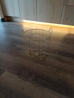 Gouden Mandje - Stijlvol & Praktisch, Huis en Inrichting, Woonaccessoires | Schalen en Manden, Ophalen, Overige materialen, Mand