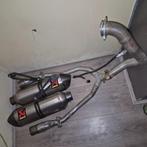 KTM 690SM LC4 2007 Akrapovic Titanium Carbon Uitlaat Full-sy, 690 SM 2007, Gebruikt, KTM, Akrapovic