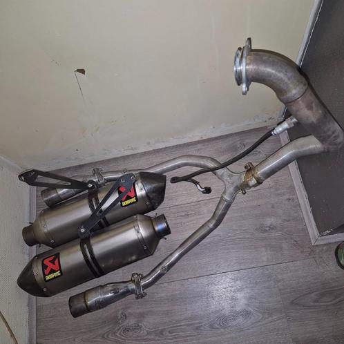 KTM 690SM LC4 2007 Akrapovic Titanium Carbon Uitlaat Full-sy, Motoren, Onderdelen | Merk-onafhankelijk, Gebruikt, Ophalen of Verzenden